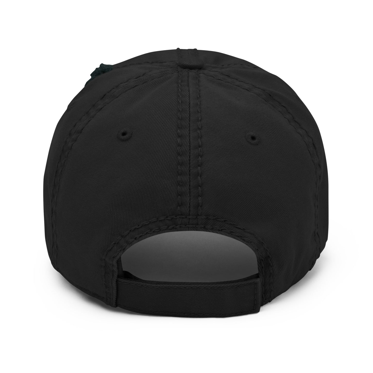Casquette K972 effet usé dad hat - noir vue de dos - The Fire Girl