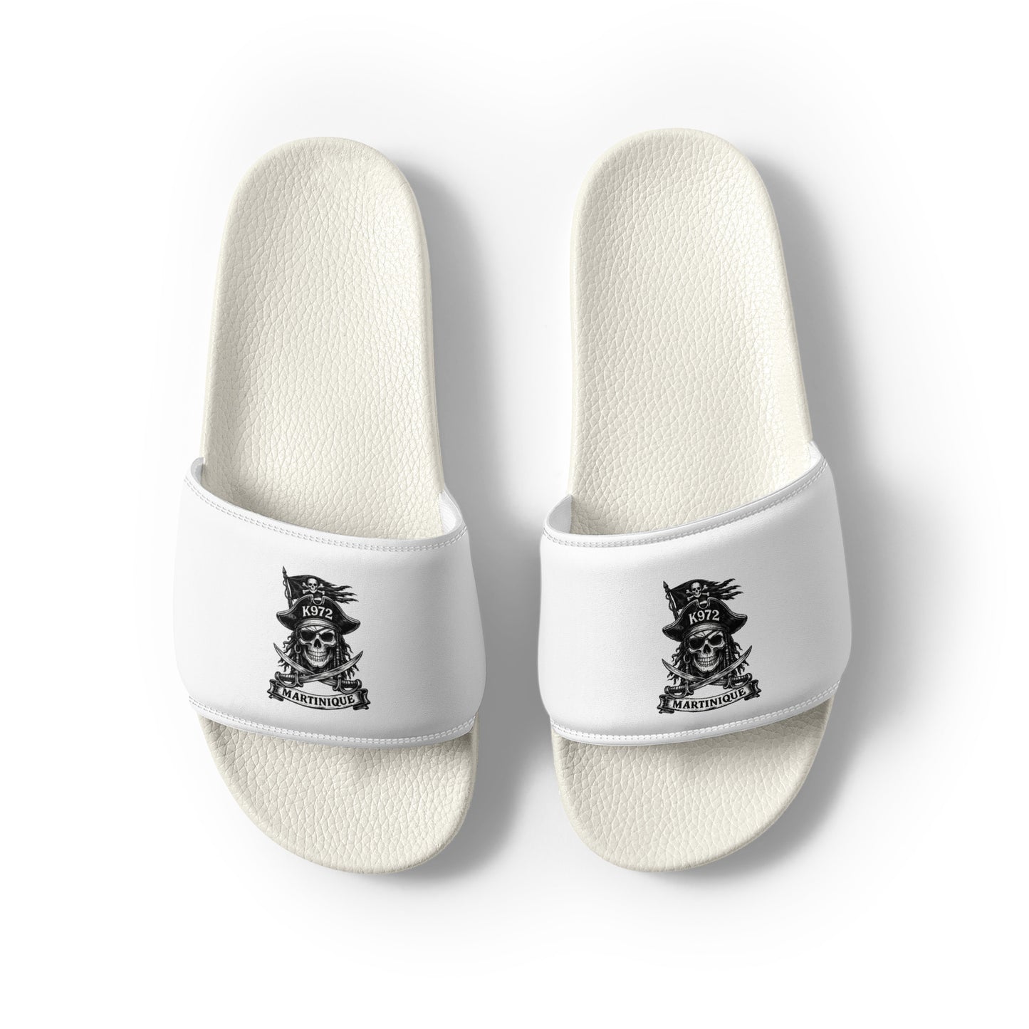 Claquettes K972 homme slides - blanc vue alternative - The Fire Girl