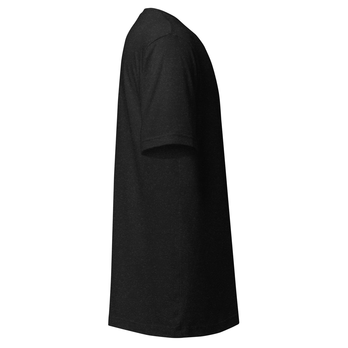 T-shirt K972 unisexe - black heather profil droit - The Fire Girl